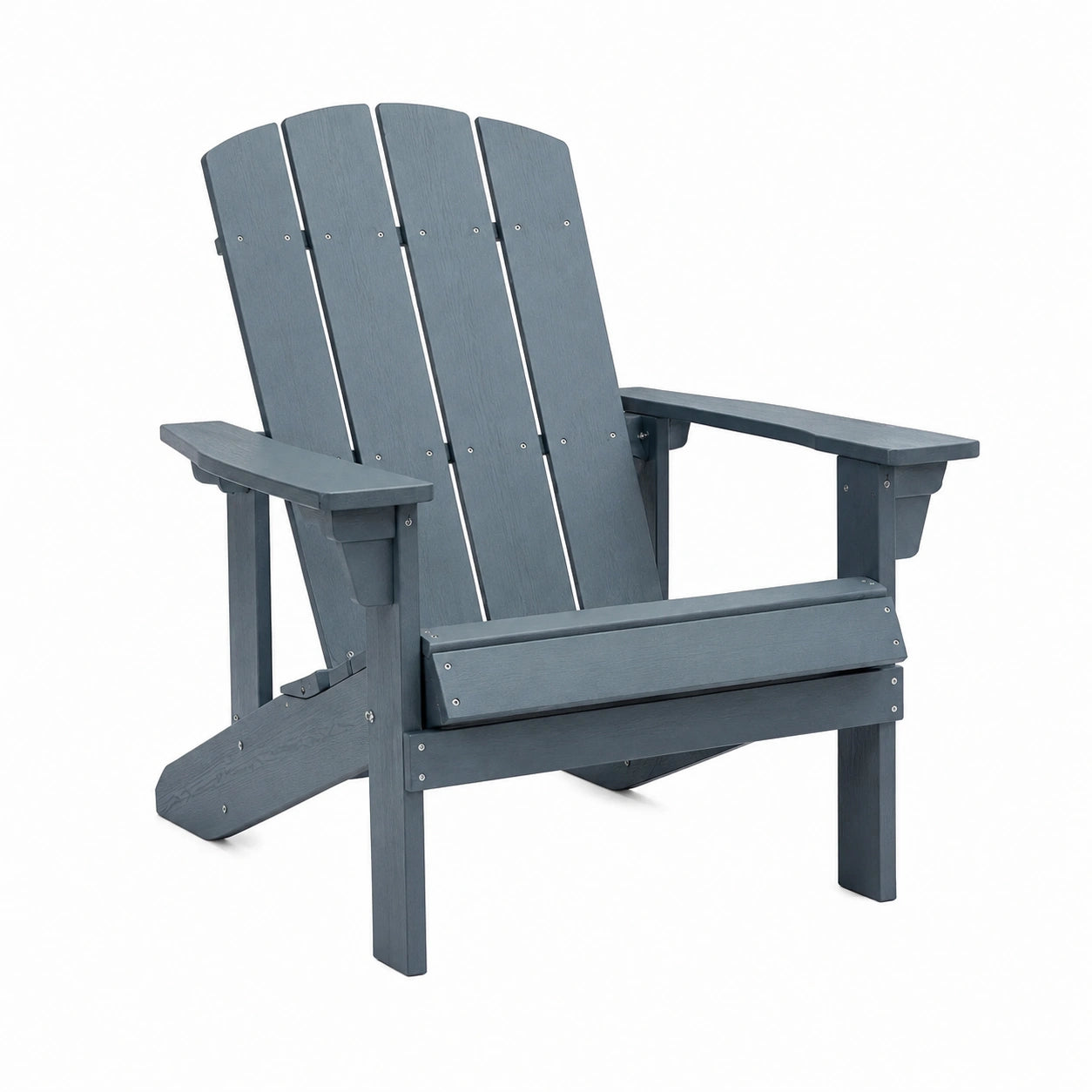 Holz Adirondackstuhl Grau