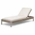 Gartenliege Aluminium Polyrattan verstellbar Beige 200x70x30 cm